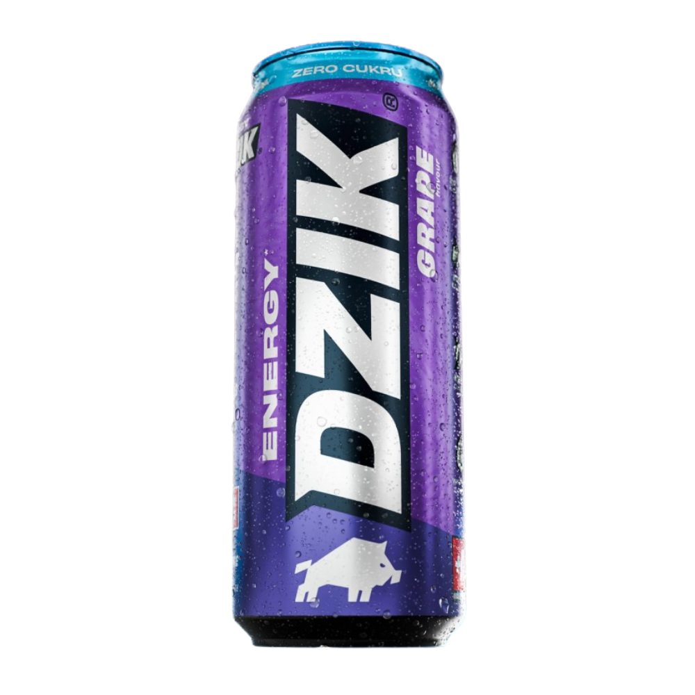 Napój energetyczny Dzik Energy Zero Kalorii Grape 500 ml DRS