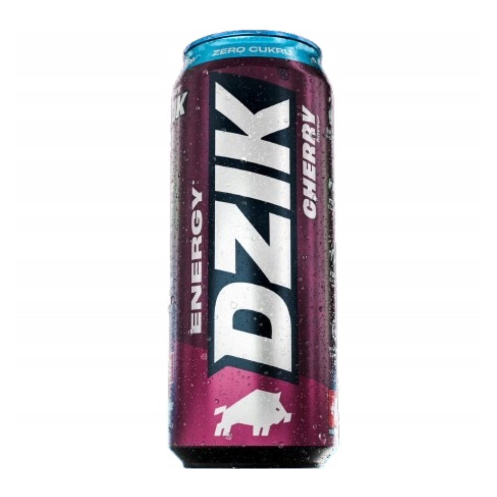 Napój energetyczny Dzik Energy Zero Kalorii Cherry 500 ml DRS