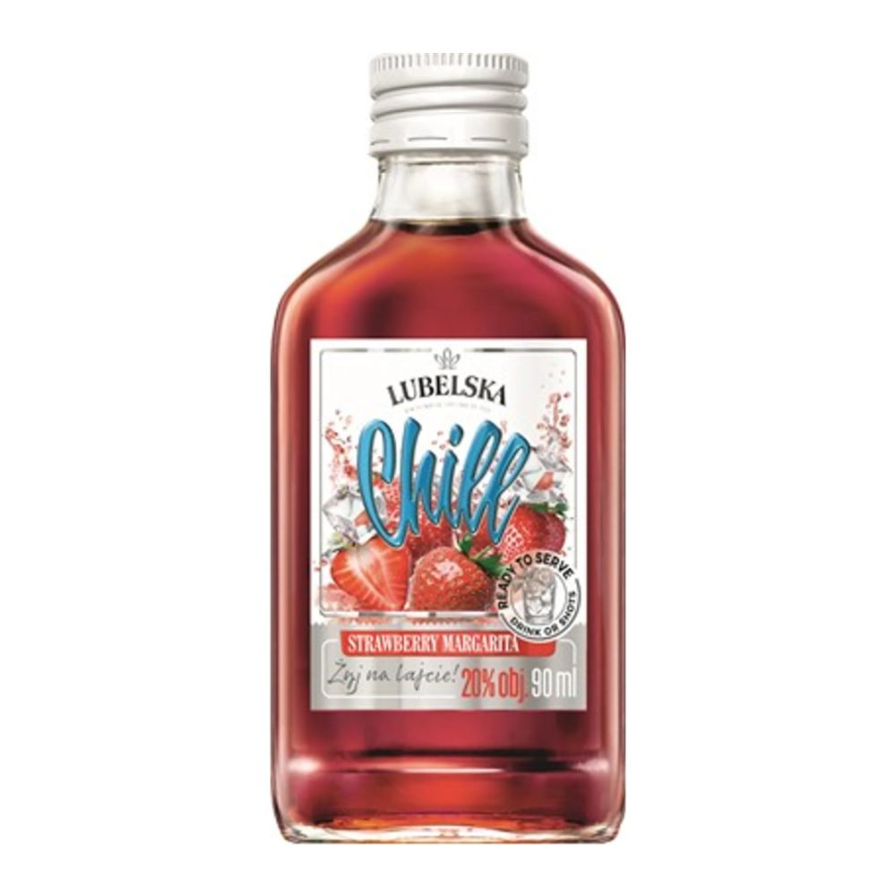 Likier Lubelska Chill Strawberry Margarita 20% 90 ml