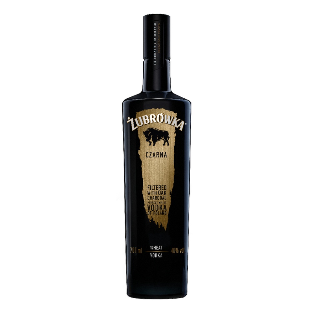 Wódka Żubrówka Czarna 40% 700 ml