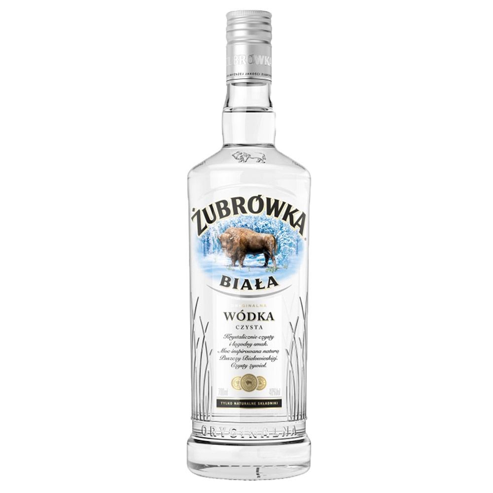 Wódka Żubrówka Biała 40% 1000 ml