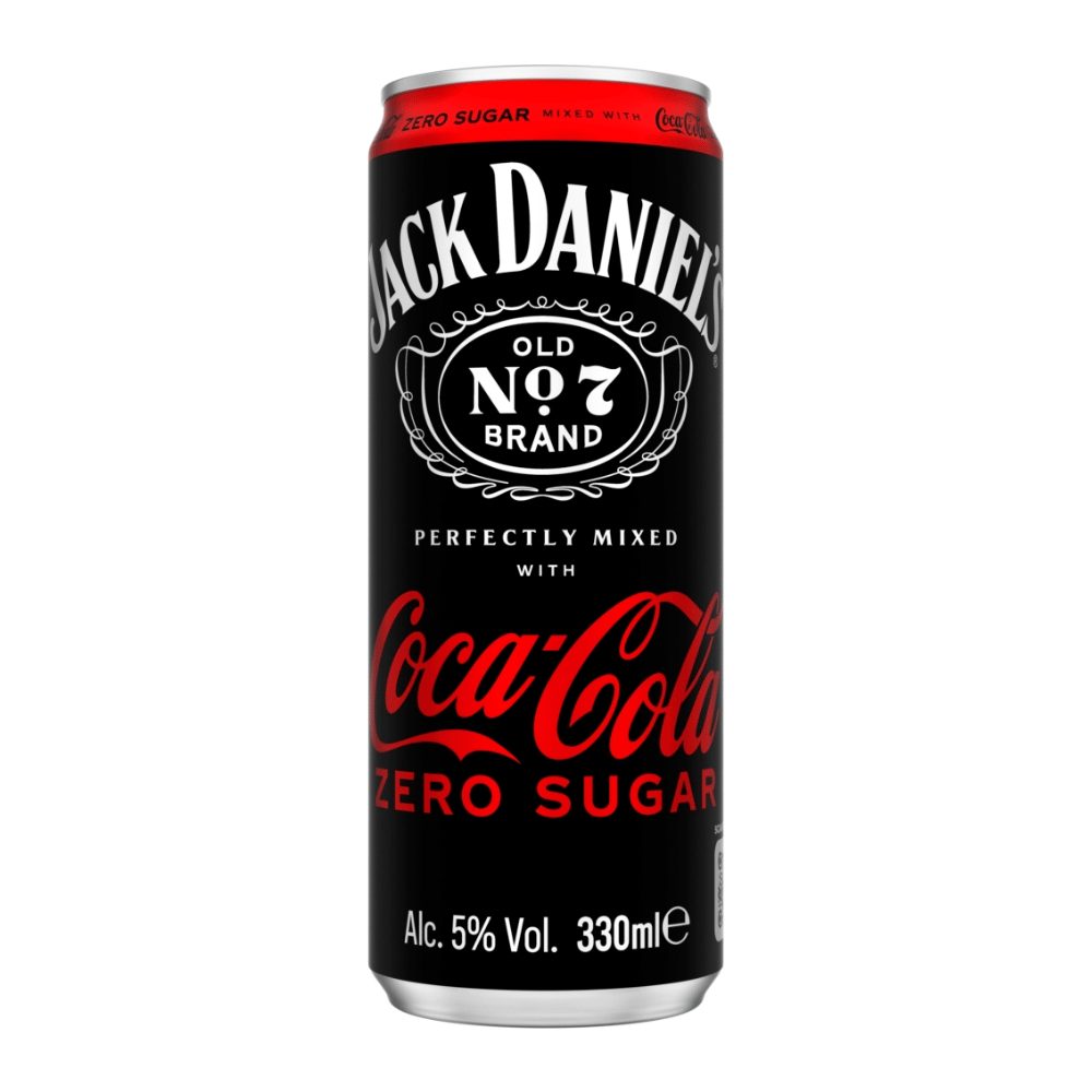 RTD Jack Daniel's Cola Zero 5% 330 ml puszka DRS