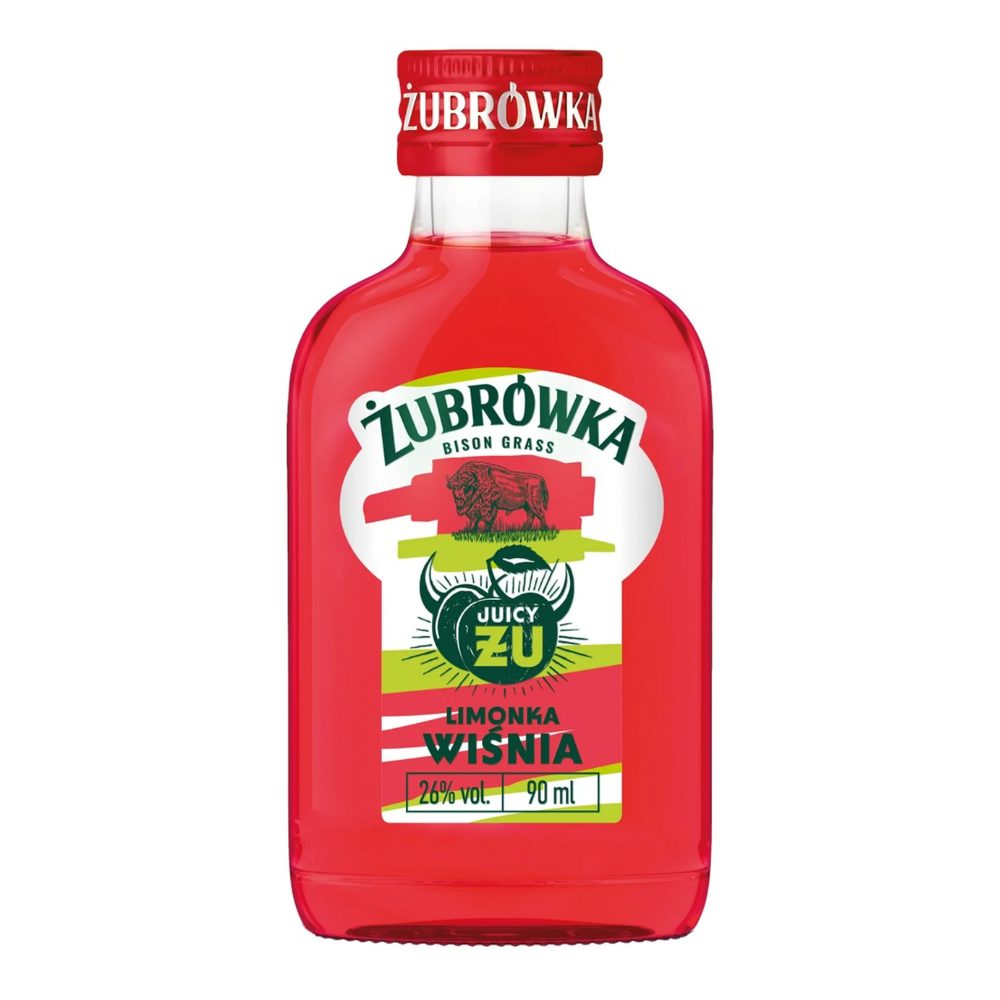Wódka Żubrówka Juicy ŻU Wiśnia Limonka  20% 90 ml