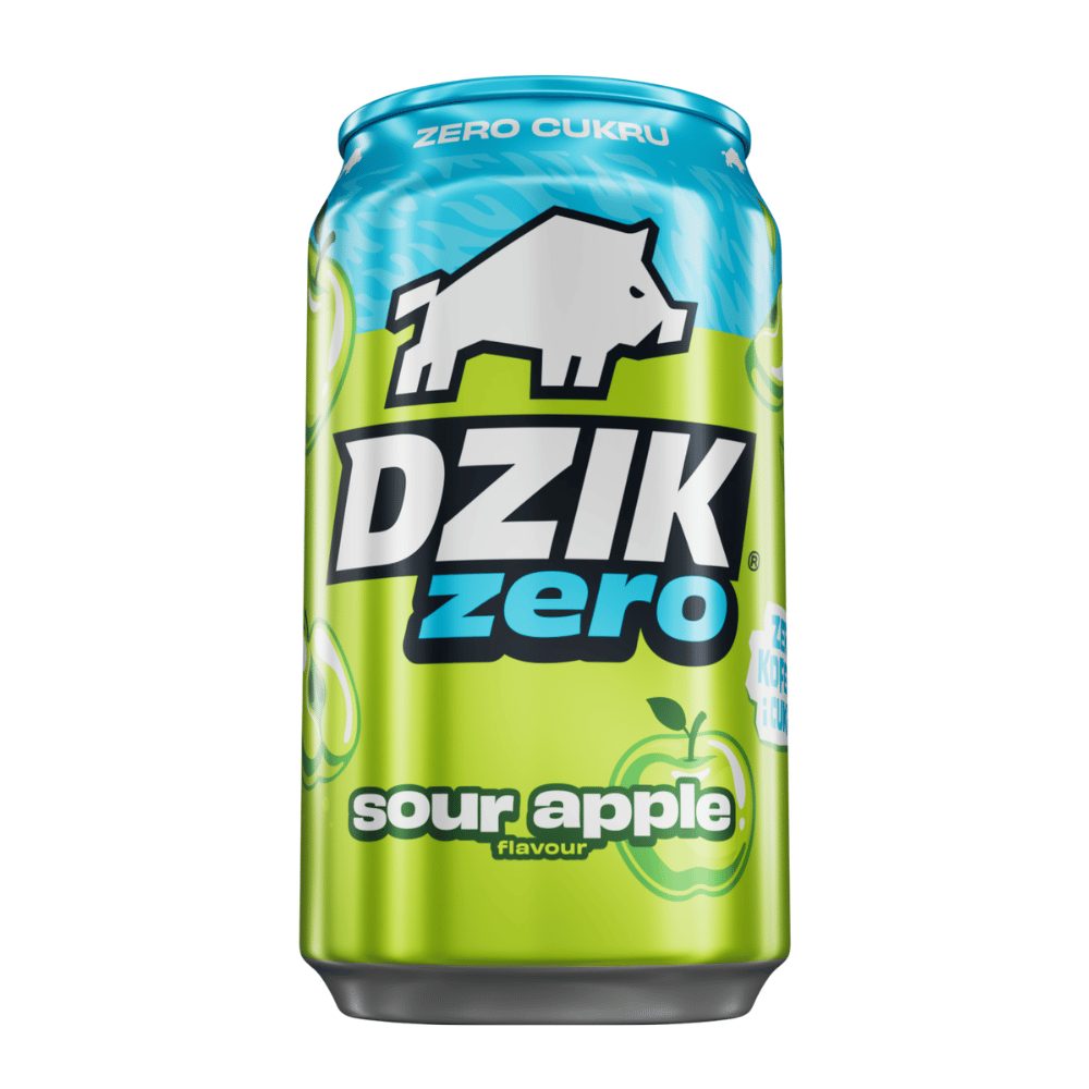 Napój energetyczny Dzik Energy Zero Kalorii Sour Apple 500 ml DRS