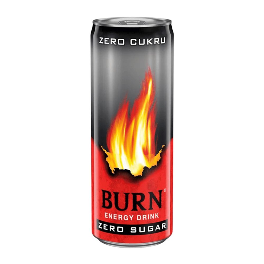 Energetyk Burn Zero Cukru 250 ml puszka DRS