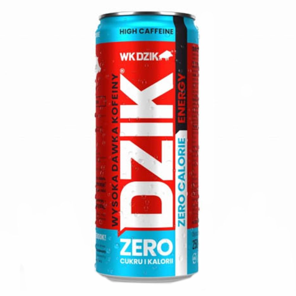 Napój energetyczny Dzik Energy Zero Kalorii Classic 250 ml