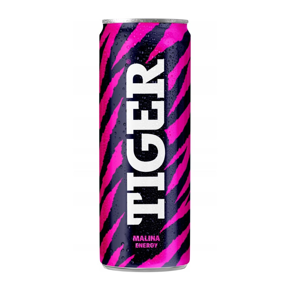 Energetyk Tiger Malina 250 ml puszka DRS