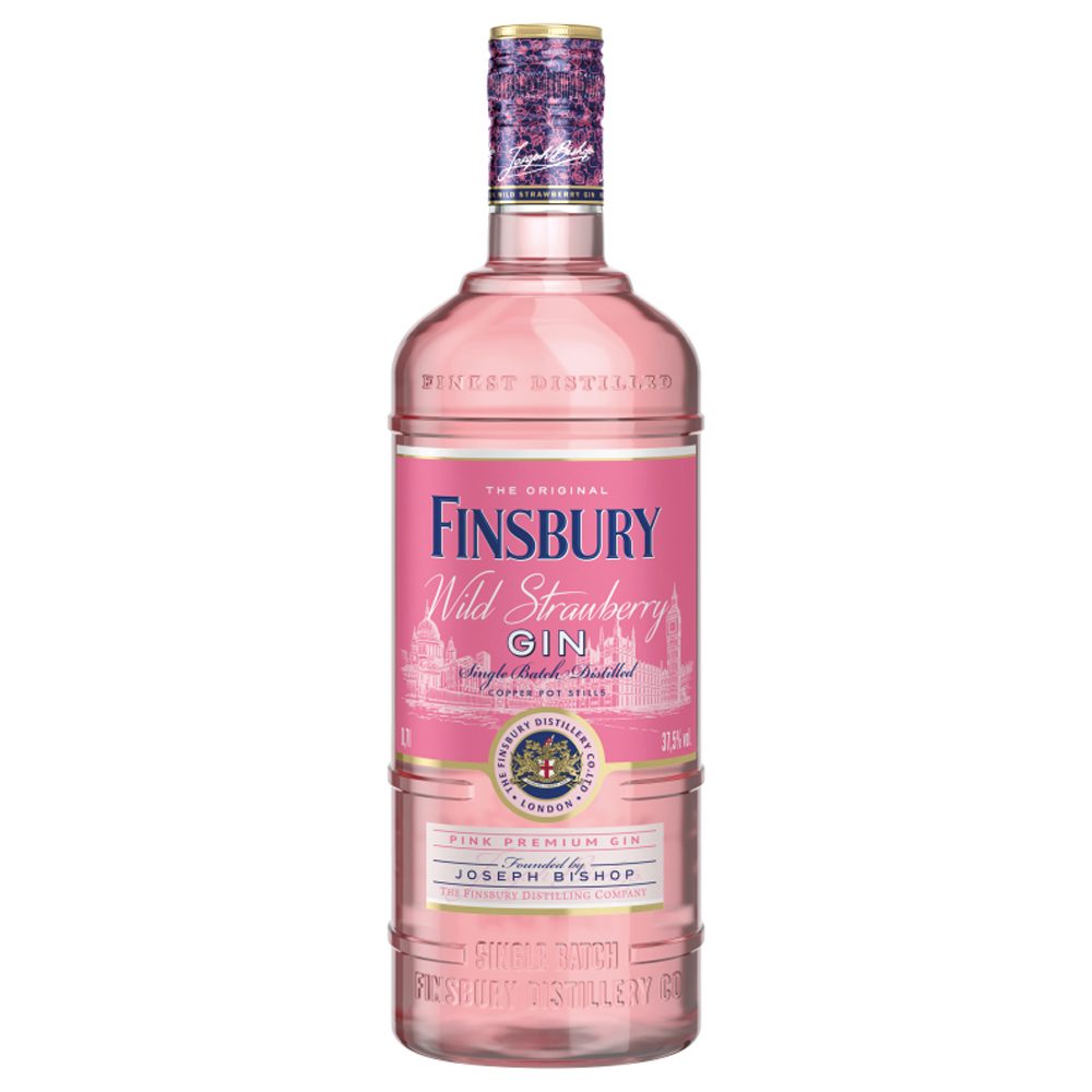 Gin Finsbury Wild Strawberry 37,5% 700 ml