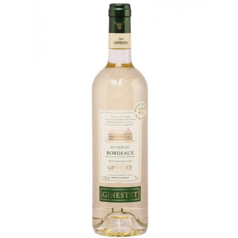 Wino Bordeaux 11,5% białe półwytrawne 750 ml