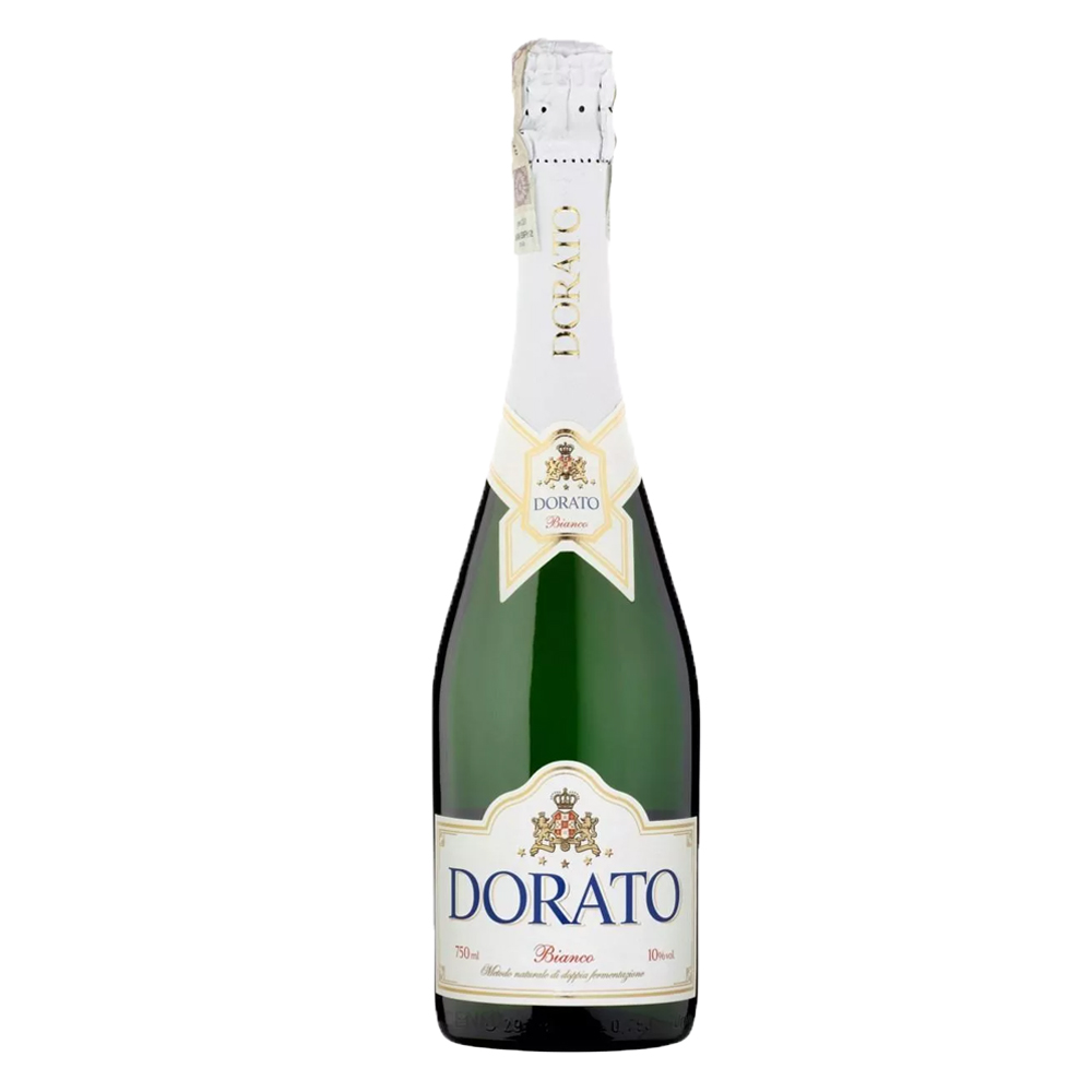 Wino Musujące Dorato 10% białe słodkie 750 ml