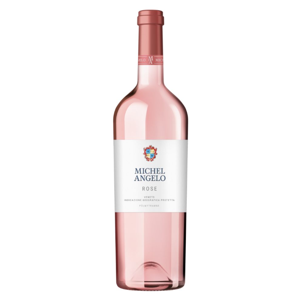 Wino MichelAngelo Rose 11,5% różowe półwytrawne 750 ml