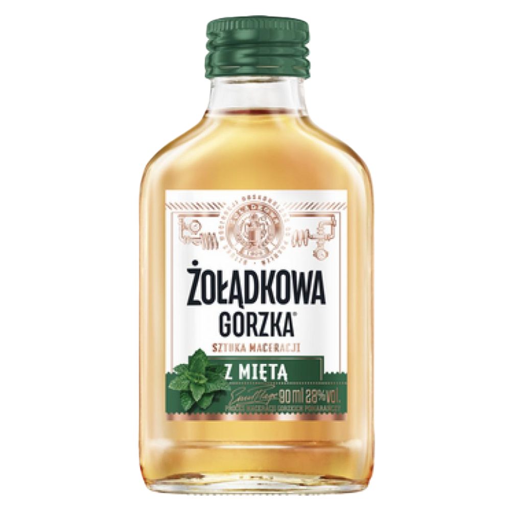 Żołądkowa Gorzka z Miętą 28% 90 ml