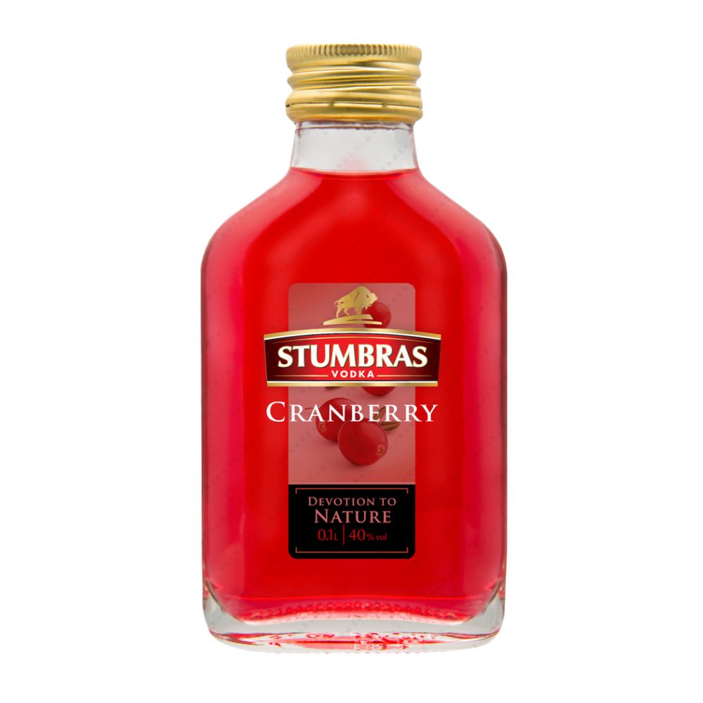 Wódka Stumbras Cranberry 40% 100 ml