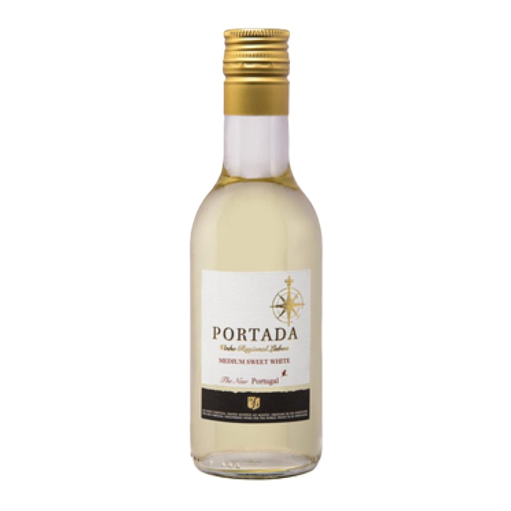 Wino Portada Lisboa 11,5% białe półsłodkie 187 ml
