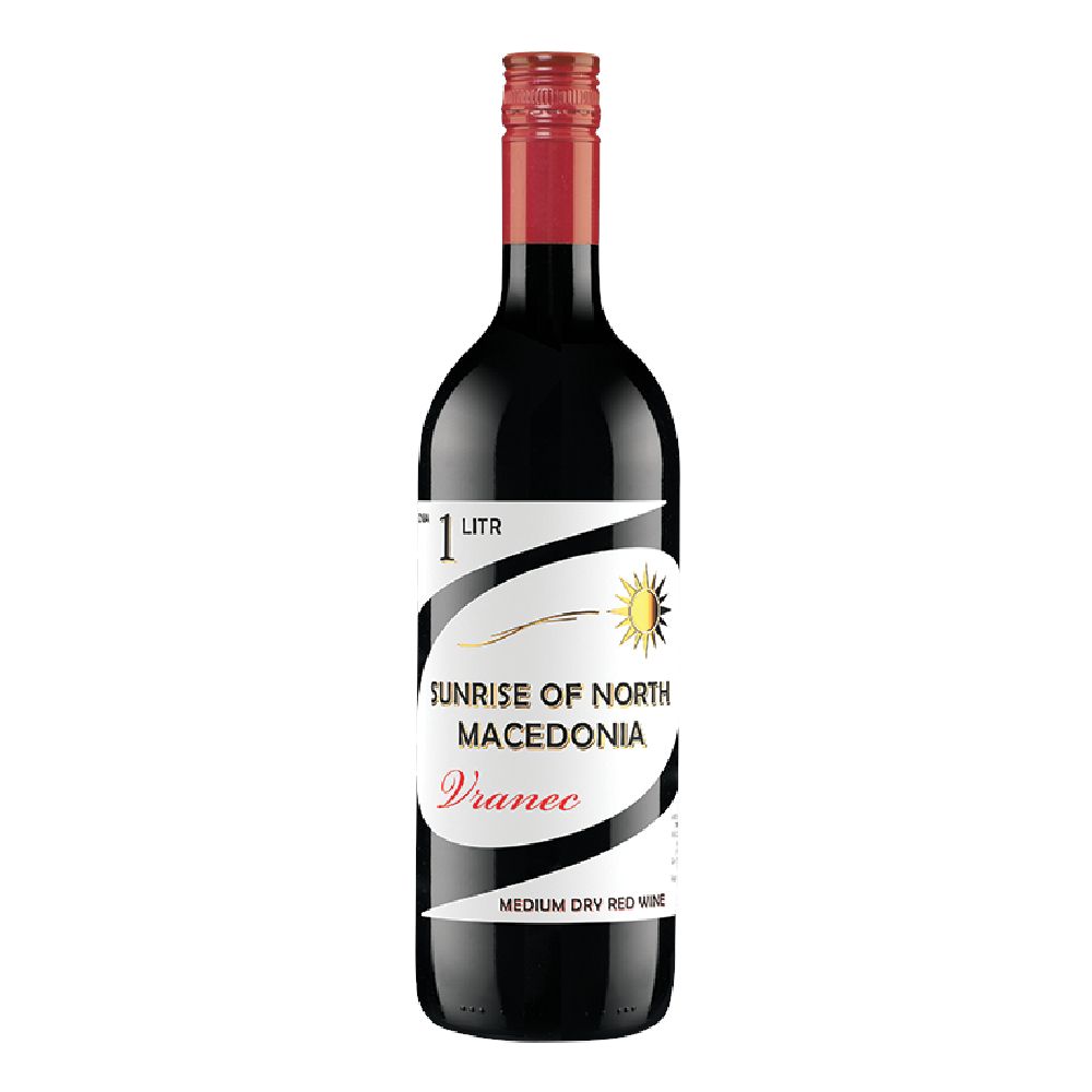 Wino TiM Sunrise Of North Macedonia 11,5% czerwone półwytrawne 1000 ml