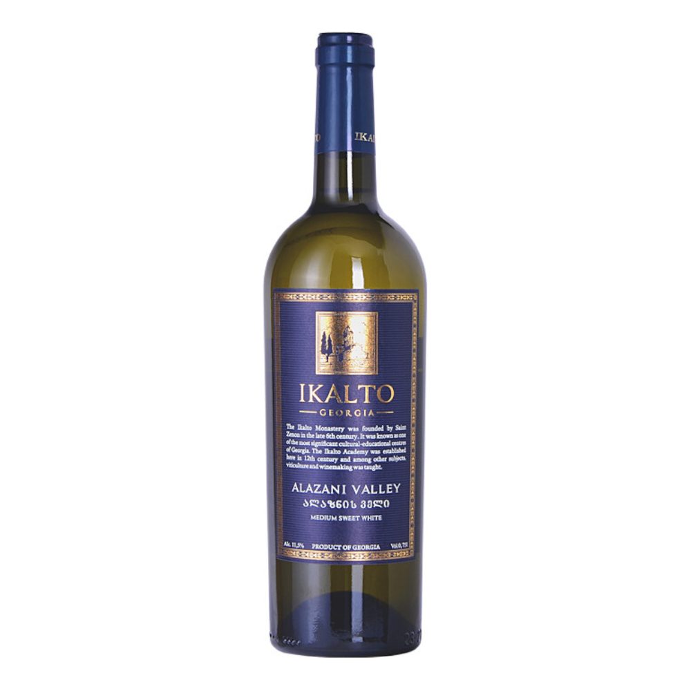 Wino Ikalto Alazani Valley  12,5% czerwone półsłodkie 750 ml