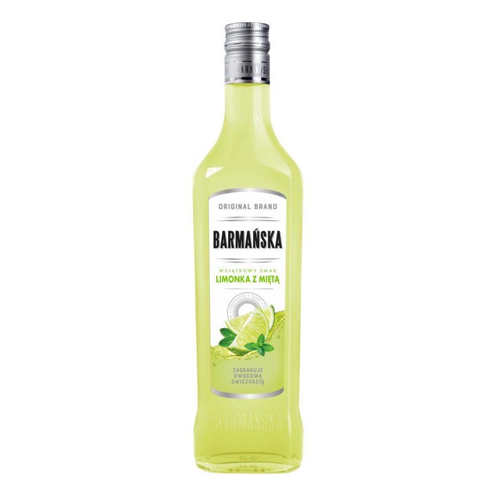 Likier Barmańska Limonka z Miętą 21% 500 ml