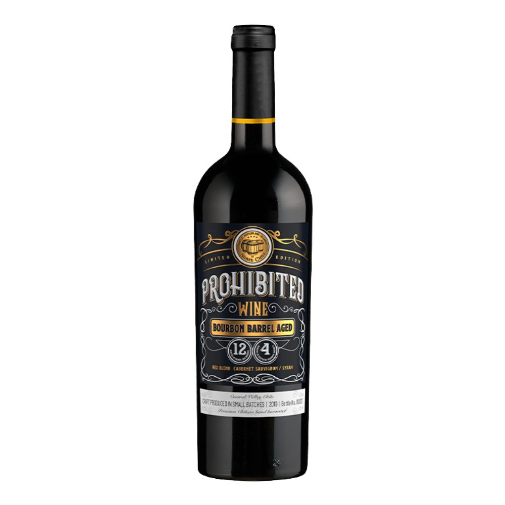 Wino Prohibited Wine Bourbon Barrel Aged 14,5% czerwone wytrawne 750 ml