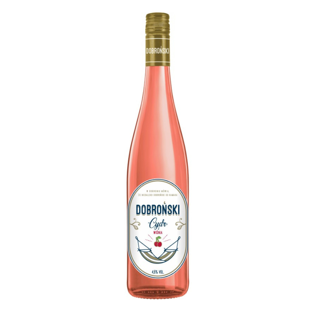 Cydr Dobroński Wiśnia 4,5% 750 ml