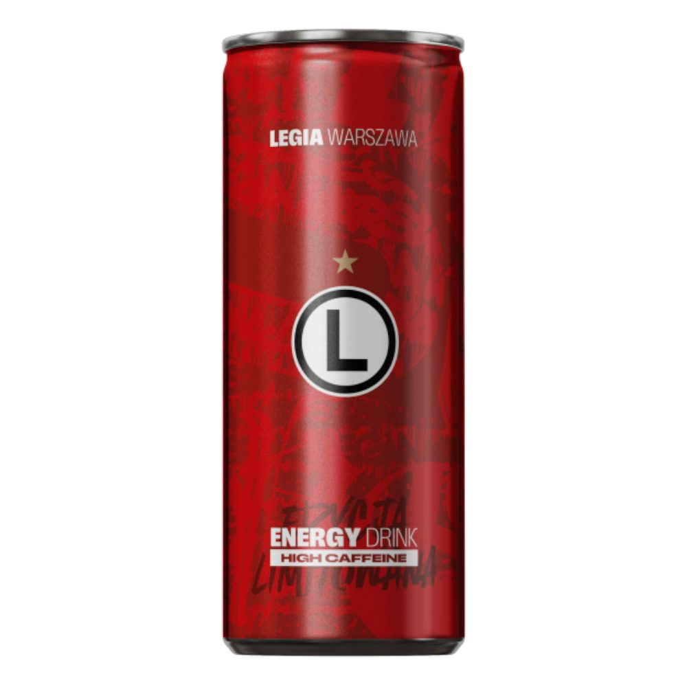 Napój energetyczny WFD Legia Energy gazowany 250 ml