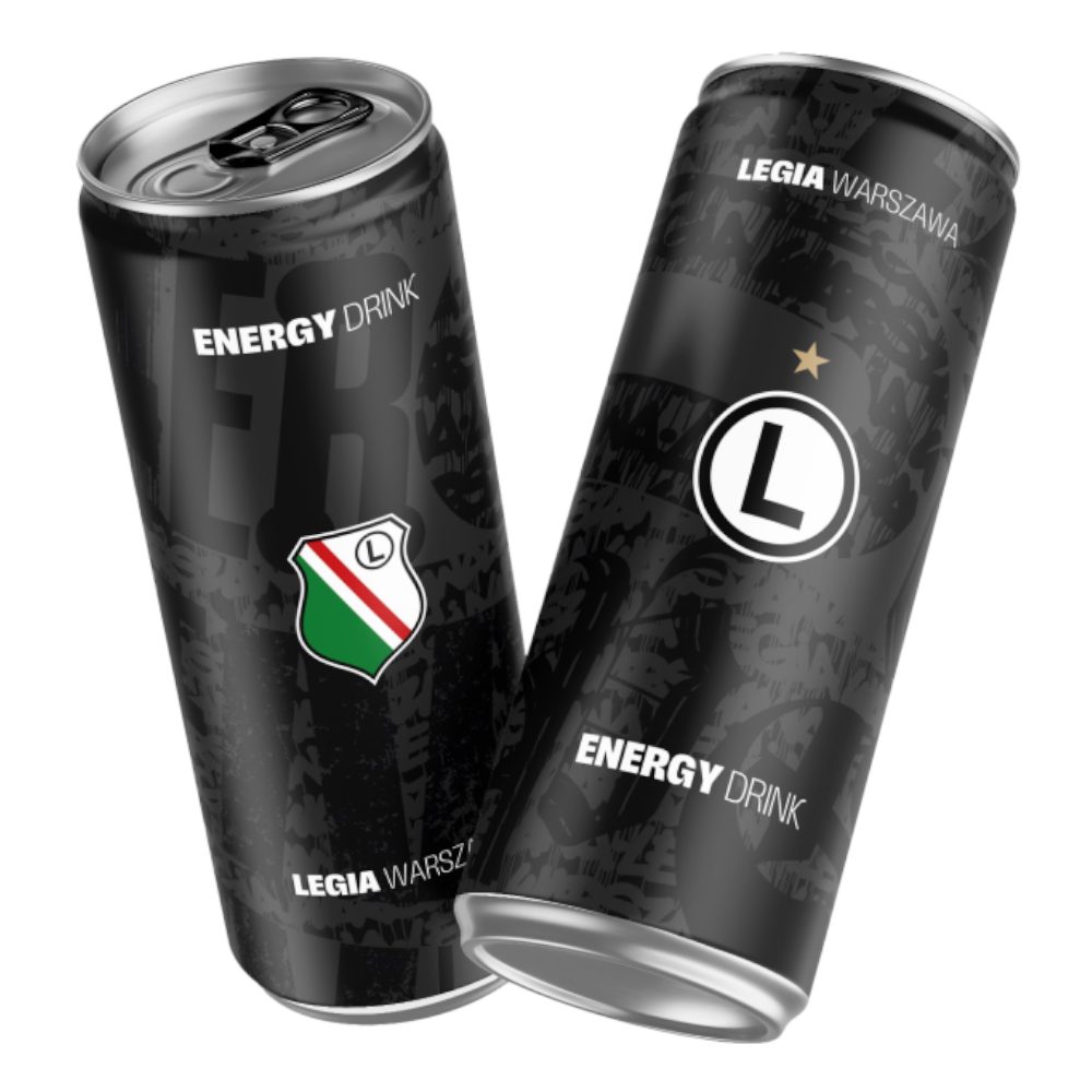 Napój energetyczny WFD Legia Energy klasyczny gazowany 250 ml