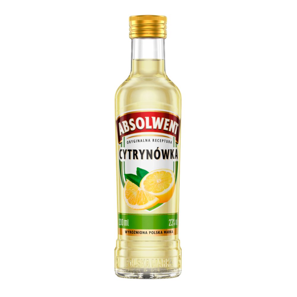 Likier Absolwent Cytrynówka 23% 200 ml
