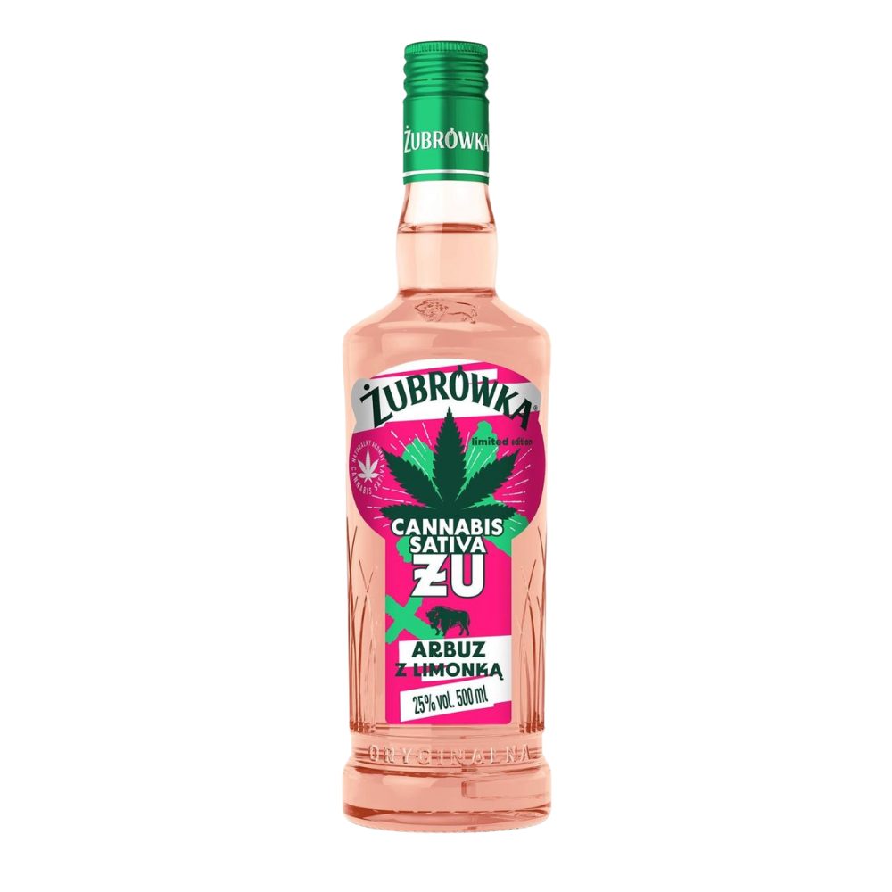 Wódka Żubrówka Cannabis Sativa ŻU Arbuz z Limonką 25% 500 ml