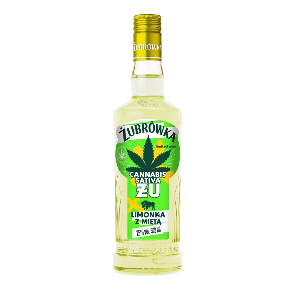 Wódka Żubrówka Cannabis Sativa ŻU Limonka i Mięta 25% 500 ml