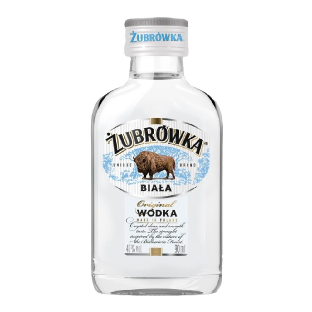 Wódka Żubrówka Biała 40% 90 ml
