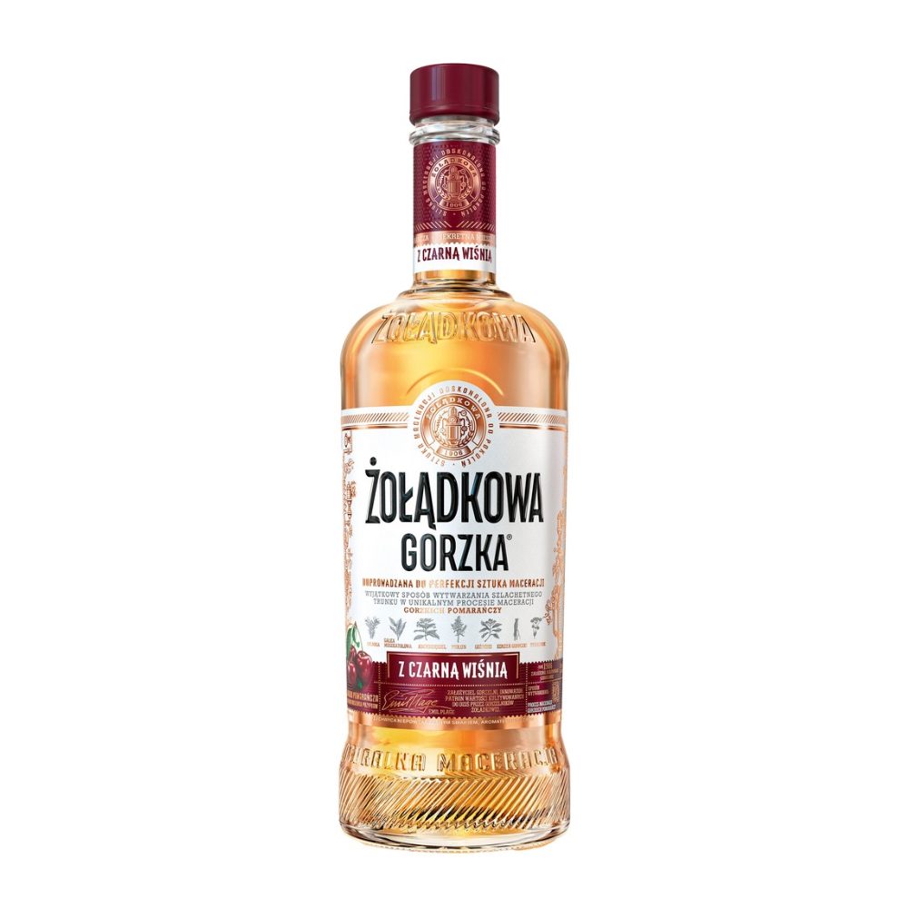 Żołądkowa Gorzka z Czarną Wiśnią 25% 500 ml